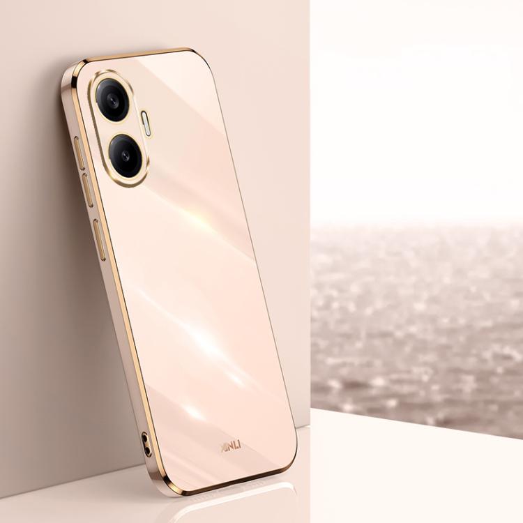 XINLI Straight Edge 6D Electroplate TPU Phone Case