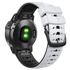 22mm Trapezoidal Quick Release Silicone Watch Band