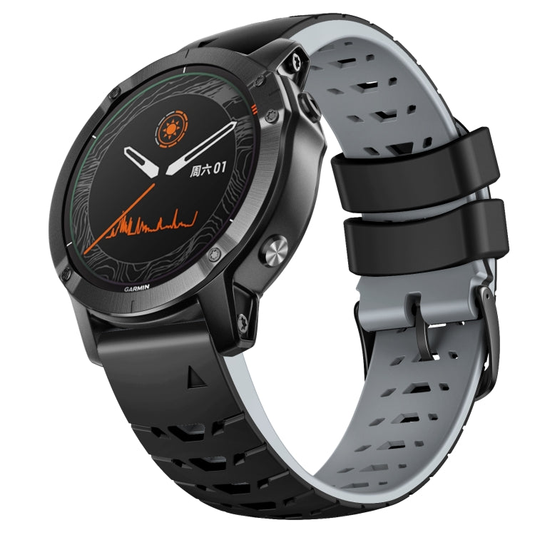 22mm Trapezoidal Quick Release Silicone Watch Band
