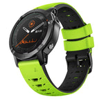 For Garmin Fenix 7 / Green Black