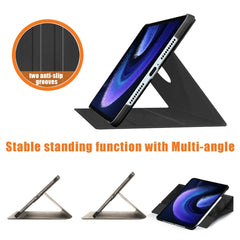 360 Rotation Stand Smart Leather Tablet Case, For Xiaomi Pad 6 / 6 Pro