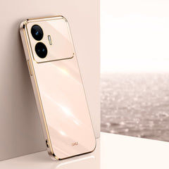 XINLI Straight 6D Plating Gold Edge TPU Phone Case, For Realme GT Neo5 SE, For Realme C55