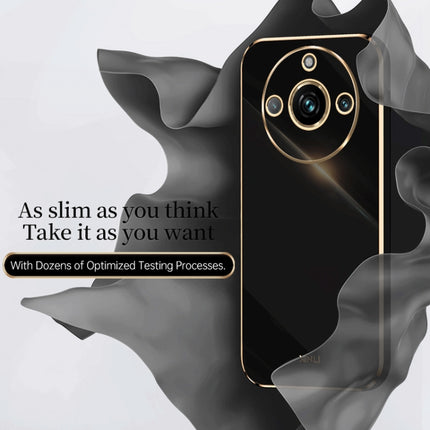 XINLI Straight 6D Plating Gold Edge TPU Phone Case, For Realme 11 5G, For Realme C53 2023, For Realme 11 Pro+ 5G