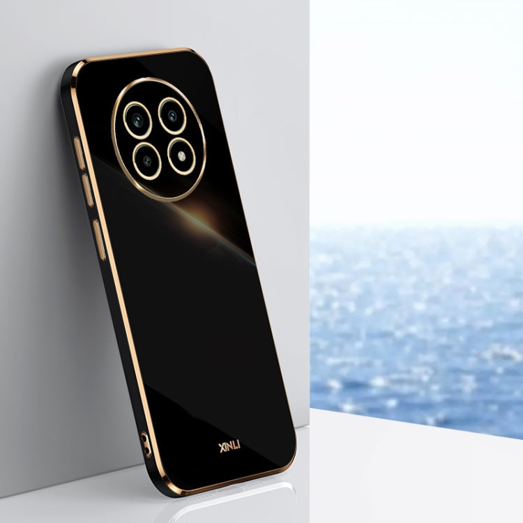 XINLI Straight 6D Plating Gold Edge TPU Phone Case, For Realme GT 7 Pro 5G, For Realme Note 60 4G, For Realme 13 Pro Global