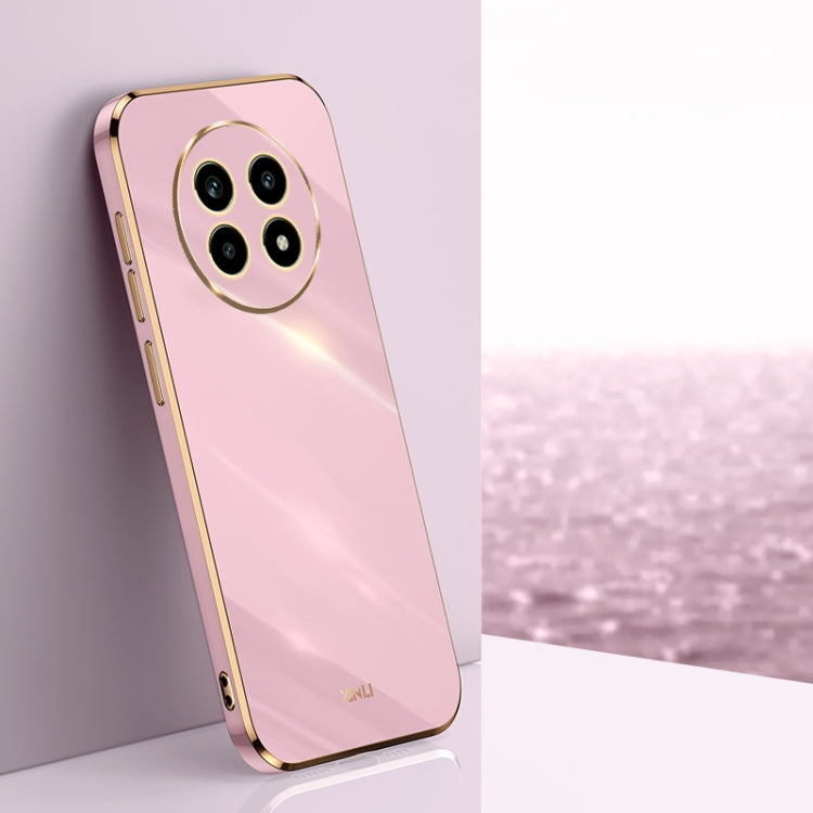 XINLI Straight 6D Plating Gold Edge TPU Phone Case, For Realme GT 7 Pro 5G, For Realme Note 60 4G, For Realme 13 Pro Global