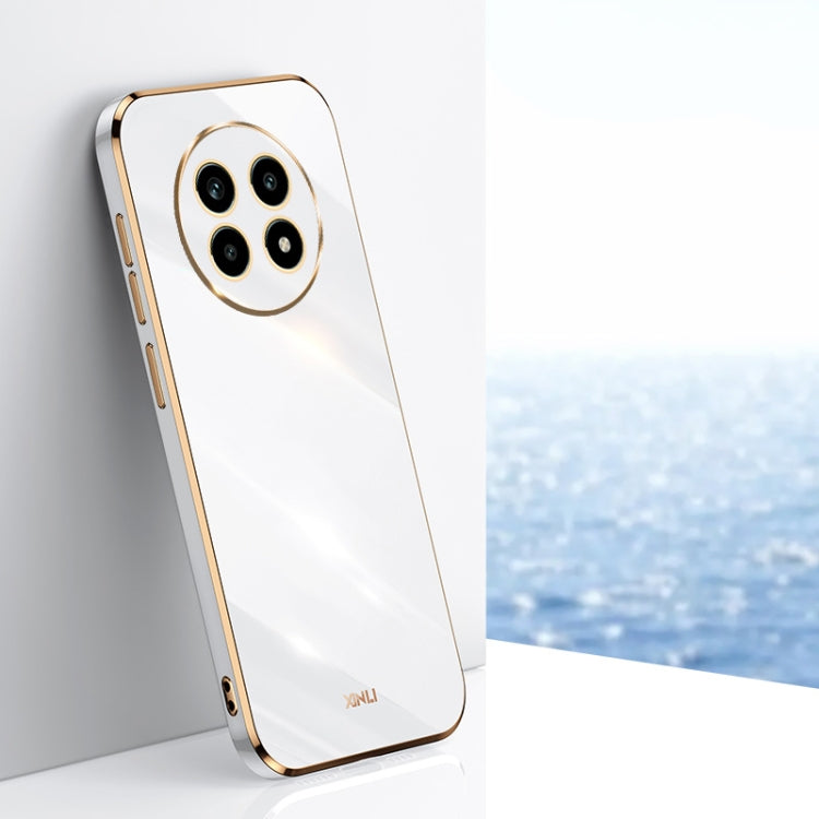 XINLI Straight 6D Plating Gold Edge TPU Phone Case, For Realme GT 7 Pro 5G, For Realme Note 60 4G, For Realme 13 Pro Global