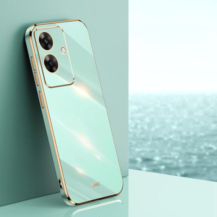 XINLI Straight 6D Plating Gold Edge TPU Phone Case, For Realme GT 7 Pro 5G, For Realme Note 60 4G, For Realme 13 Pro Global