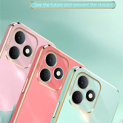 XINLI Straight Edge 6D Electroplate TPU Phone Case with Ring Holder, For Realme Note 80 4G, For Realme 16 Pro 5G, For Realme GT 8 Pro 5G