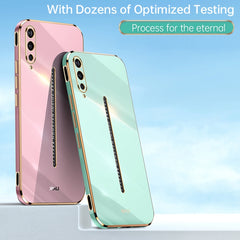 XINLI Straight Edge 6D Electroplate TPU Phone Case, For vivo iQOO Pro