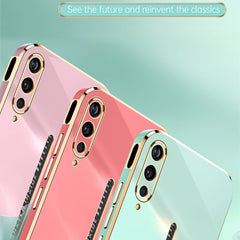 XINLI Straight Edge 6D Electroplate TPU Phone Case, For vivo iQOO Pro