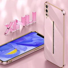 XINLI Straight Edge 6D Electroplate TPU Phone Case, For vivo iQOO Pro
