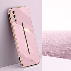XINLI Straight Edge 6D Electroplate TPU Phone Case, For vivo iQOO Pro
