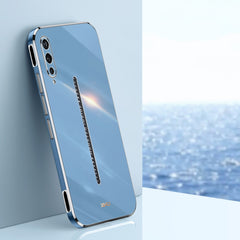 XINLI Straight Edge 6D Electroplate TPU Phone Case, For vivo iQOO Pro