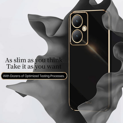 XINLI Straight Edge 6D Electroplate TPU Phone Case, For vivo Y35M+, For vivo S17, For vivo S17e