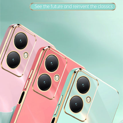 XINLI Straight Edge 6D Electroplate TPU Phone Case, For vivo Y35M+, For vivo S17, For vivo S17e