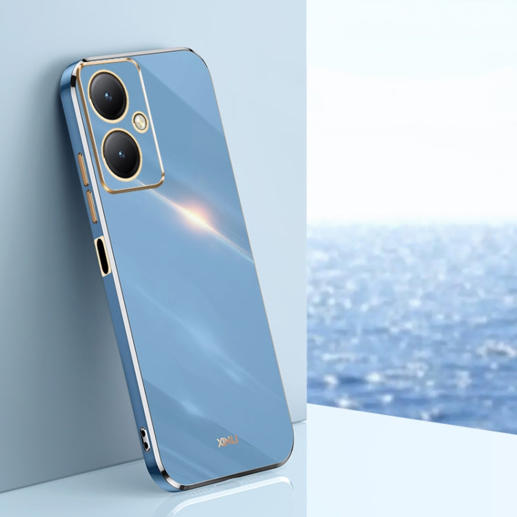 XINLI Straight Edge 6D Electroplate TPU Phone Case, For vivo Y17S 4G, For vivo Y35M+, For vivo S17