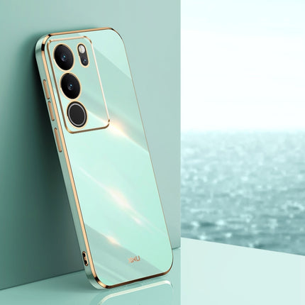 XINLI Straight Edge 6D Electroplate TPU Phone Case, For vivo Y35M+, For vivo S17, For vivo S17e