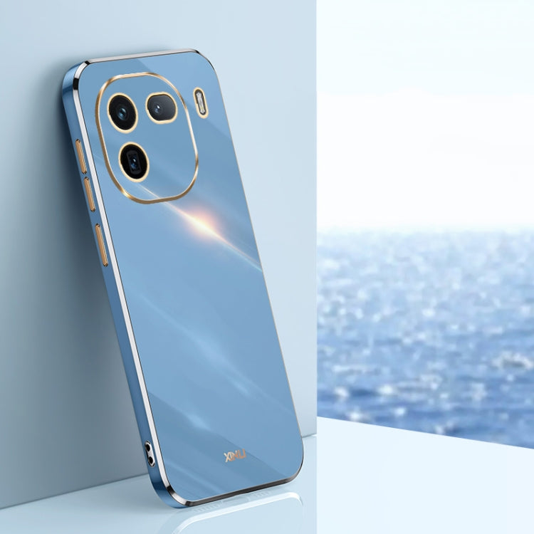 XINLI Straight Edge 6D Electroplate TPU Phone Case, For vivo X100 Pro 5G, For vivo iQOO 12 Pro 5G, For vivo iQOO 12 5G