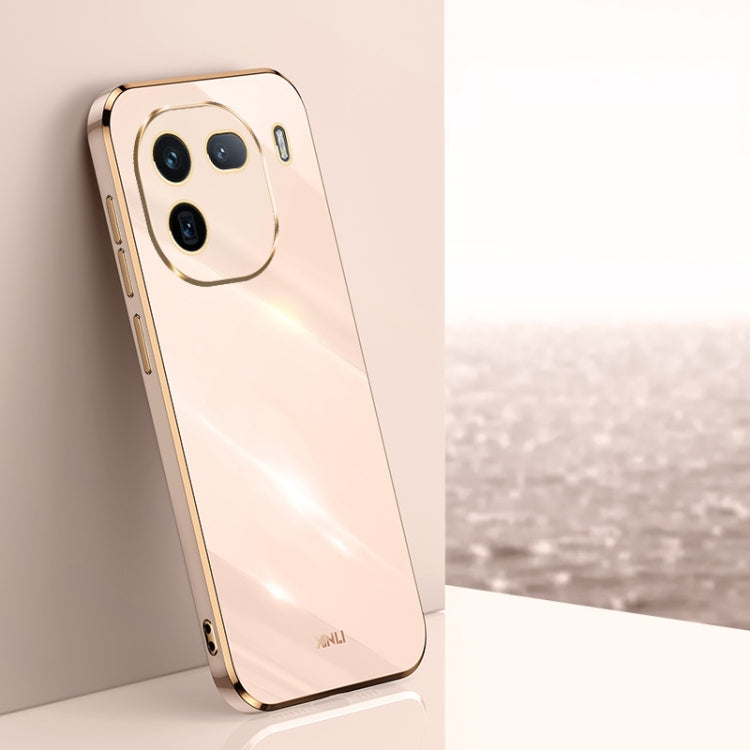XINLI Straight Edge 6D Electroplate TPU Phone Case, For vivo X100 Pro 5G, For vivo iQOO 12 Pro 5G, For vivo iQOO 12 5G
