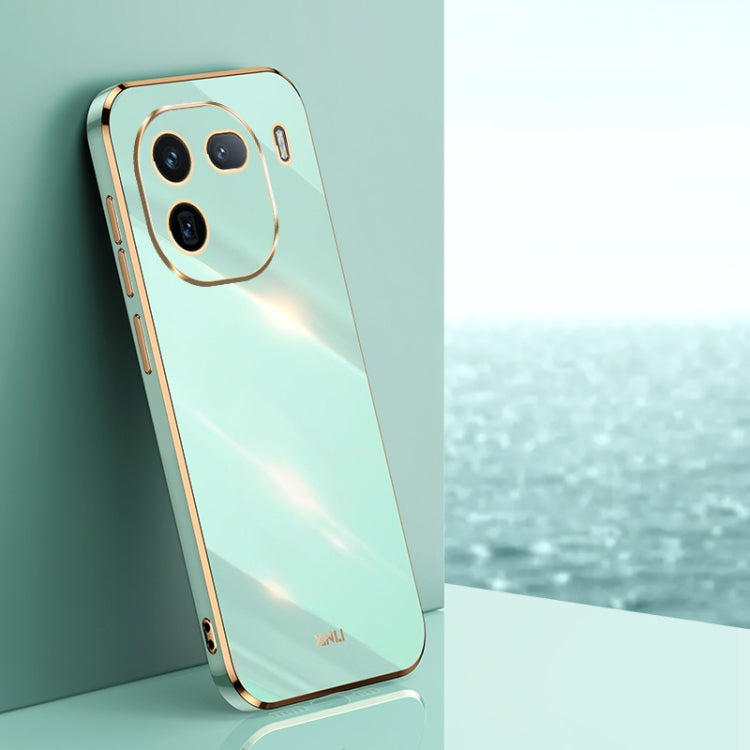 XINLI Straight Edge 6D Electroplate TPU Phone Case, For vivo X100 Pro 5G, For vivo iQOO 12 Pro 5G, For vivo iQOO 12 5G