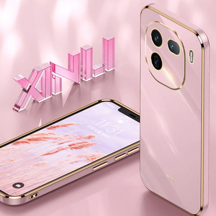 XINLI Straight Edge 6D Electroplate TPU Phone Case, For vivo iQOO 12 Pro 5G, For vivo iQOO 12 5G, For vivo Y17S 4G