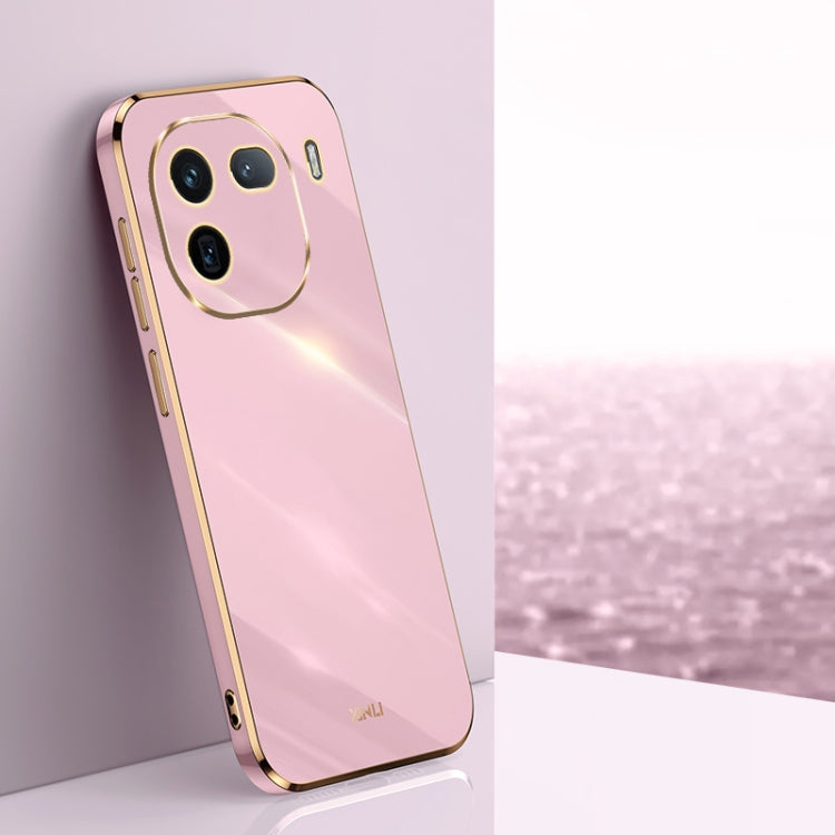 XINLI Straight Edge 6D Electroplate TPU Phone Case, For vivo X100 Pro 5G, For vivo iQOO 12 Pro 5G, For vivo iQOO 12 5G