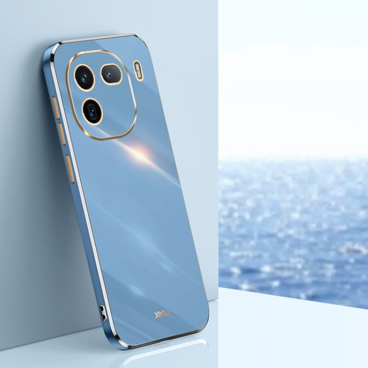 XINLI Straight Edge 6D Electroplate TPU Phone Case, For vivo X100 Pro 5G, For vivo iQOO 12 Pro 5G, For vivo iQOO 12 5G