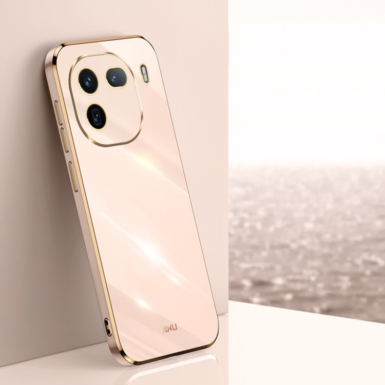 XINLI Straight Edge 6D Electroplate TPU Phone Case, For vivo X100 Pro 5G, For vivo iQOO 12 Pro 5G, For vivo iQOO 12 5G