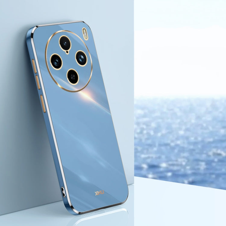 XINLI Straight Edge 6D Electroplate TPU Phone Case, For vivo X100 Pro 5G, For vivo iQOO 12 Pro 5G, For vivo iQOO 12 5G