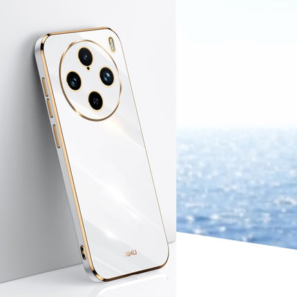 XINLI Straight Edge 6D Electroplate TPU Phone Case, For vivo S18 Pro, For vivo S18e, For vivo X100 Pro 5G