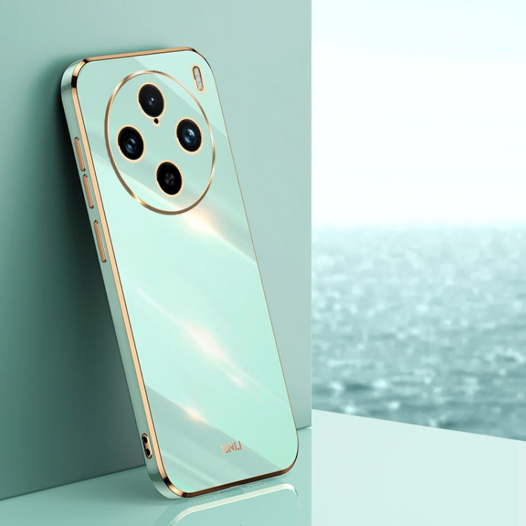 XINLI Straight Edge 6D Electroplate TPU Phone Case, For vivo X100 Pro 5G, For vivo iQOO 12 Pro 5G, For vivo iQOO 12 5G
