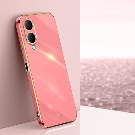 XINLI Straight Edge 6D Electroplate TPU Phone Case, For vivo iQOO 12 Pro 5G, For vivo iQOO 12 5G, For vivo Y17S 4G