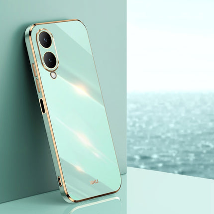 XINLI Straight Edge 6D Electroplate TPU Phone Case, For vivo iQOO 12 Pro 5G, For vivo iQOO 12 5G, For vivo Y17S 4G