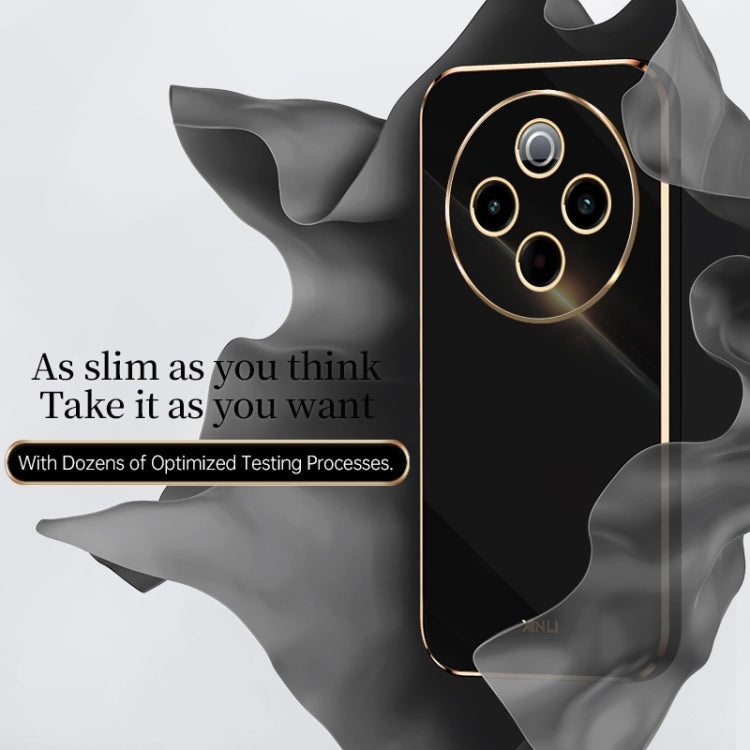 XINLI Straight Edge 6D Electroplate TPU Phone Case