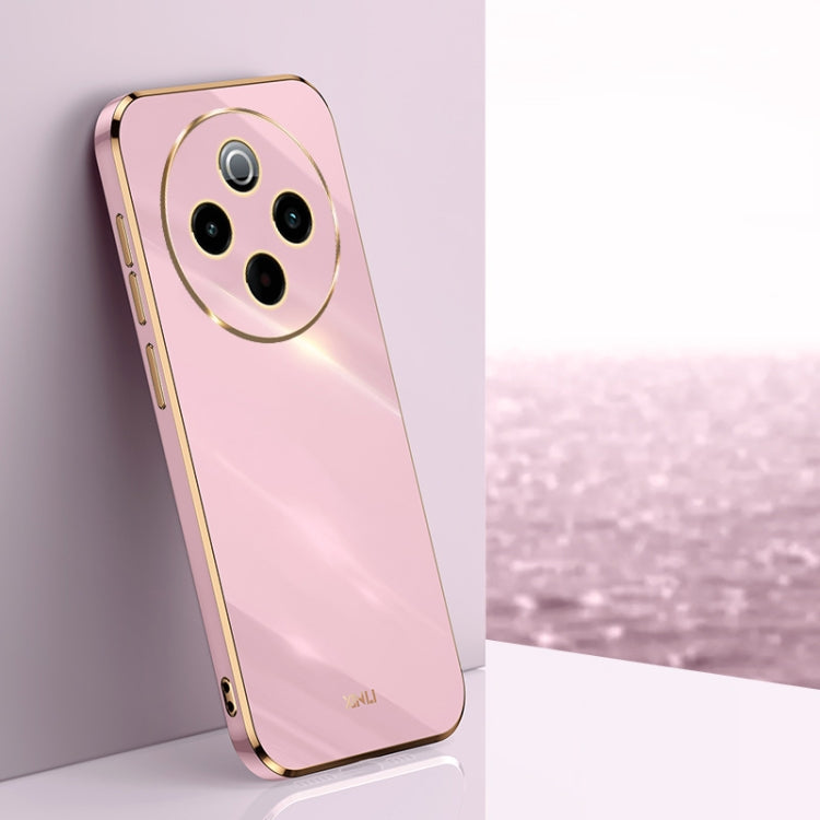XINLI Straight Edge 6D Electroplate TPU Phone Case, For vivo V50 Lite, For vivo V50, For vivo Y300 Pro