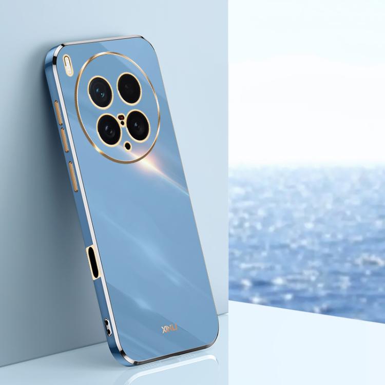 XINLI Straight Edge 6D Electroplate TPU Phone Case, For vivo S30 Pro mini 5G, For vivo S30 5G, For vivo X200 Ultra