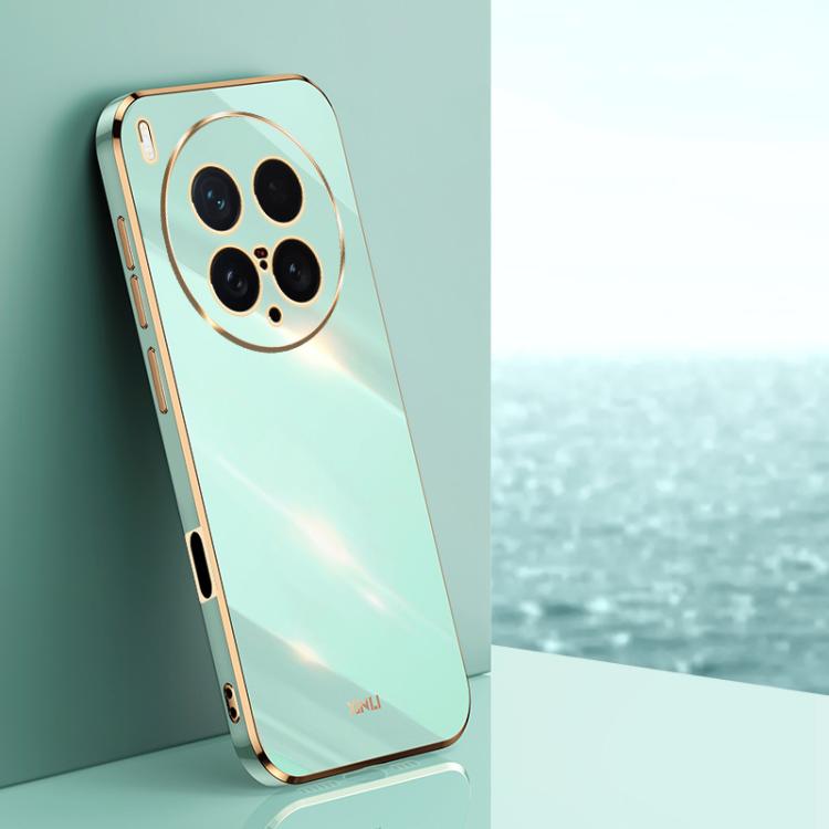 XINLI Straight Edge 6D Electroplate TPU Phone Case, For vivo S30 Pro mini 5G, For vivo S30 5G, For vivo X200 Ultra