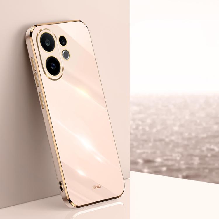 XINLI Straight Edge 6D Electroplate TPU Phone Case, For vivo S30 Pro mini 5G, For vivo S30 5G, For vivo X200 Ultra
