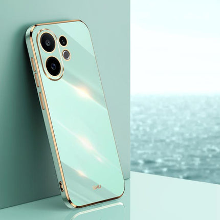 XINLI Straight Edge 6D Electroplate TPU Phone Case, For vivo S30 Pro mini 5G, For vivo S30 5G, For vivo X200 Ultra