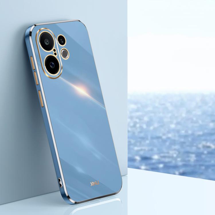 XINLI Straight Edge 6D Electroplate TPU Phone Case, For vivo S30 Pro mini 5G, For vivo S30 5G, For vivo X200 Ultra