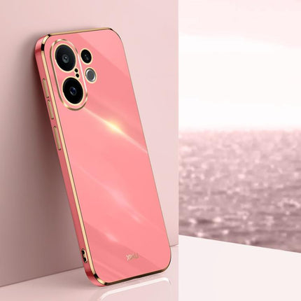 XINLI Straight Edge 6D Electroplate TPU Phone Case, For vivo S30 Pro mini 5G, For vivo S30 5G, For vivo X200 Ultra
