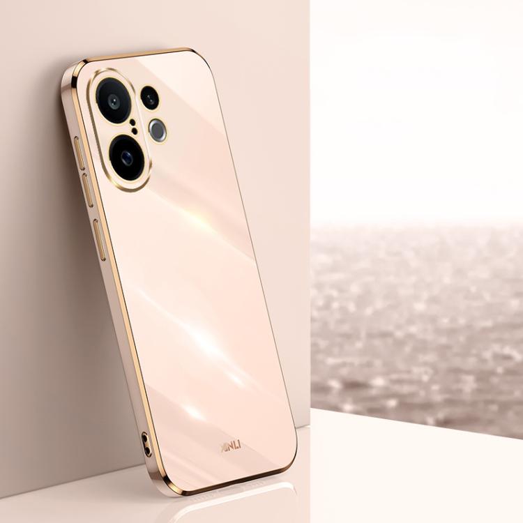 XINLI Straight Edge 6D Electroplate TPU Phone Case, For vivo S30 Pro mini 5G, For vivo S30 5G, For vivo X200 Ultra