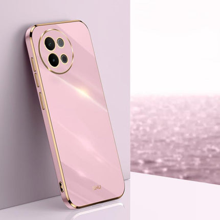 XINLI Straight Edge 6D Electroplate TPU Phone Case, For vivo S18 Pro, For vivo S18e, For vivo X100 Pro 5G
