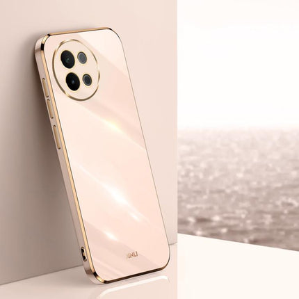 XINLI Straight Edge 6D Electroplate TPU Phone Case, For vivo S18 Pro, For vivo S18e, For vivo X100 Pro 5G