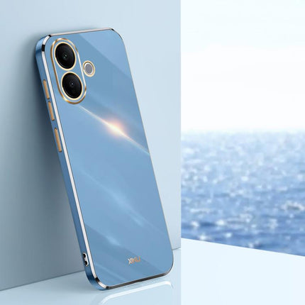 XINLI Straight Edge 6D Electroplate TPU Phone Case, For vivo X300 Pro, For vivo X300 5G, For vivo V60 Lite 5G