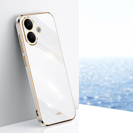 XINLI Straight Edge 6D Electroplate TPU Phone Case, For vivo X300 Pro, For vivo X300 5G, For vivo V60 Lite 5G
