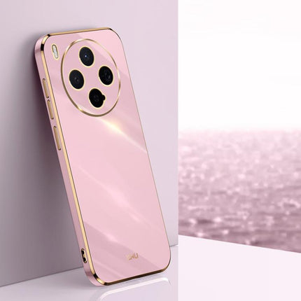 XINLI Straight Edge 6D Electroplate TPU Phone Case, For vivo X300 Pro, For vivo X300 5G, For vivo V60 Lite 5G