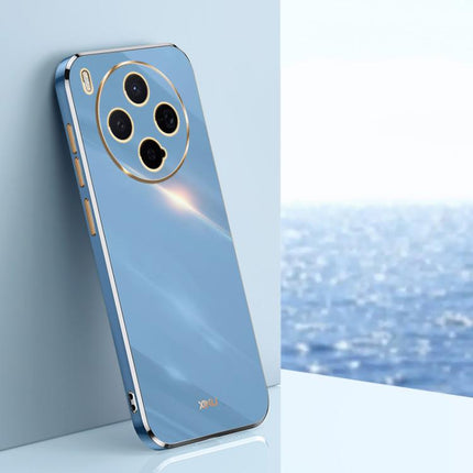 XINLI Straight Edge 6D Electroplate TPU Phone Case, For vivo X300 Pro, For vivo X300 5G, For vivo V60 Lite 5G
