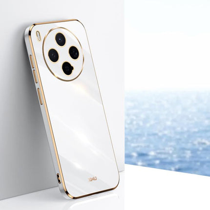 XINLI Straight Edge 6D Electroplate TPU Phone Case, For vivo X300 Pro, For vivo X300 5G, For vivo V60 Lite 5G
