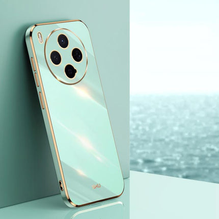 XINLI Straight Edge 6D Electroplate TPU Phone Case, For vivo X300 Pro, For vivo X300 5G, For vivo V60 Lite 5G